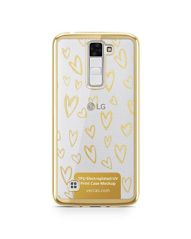 LG K8 TPU Electroplated Case Design Mock-up