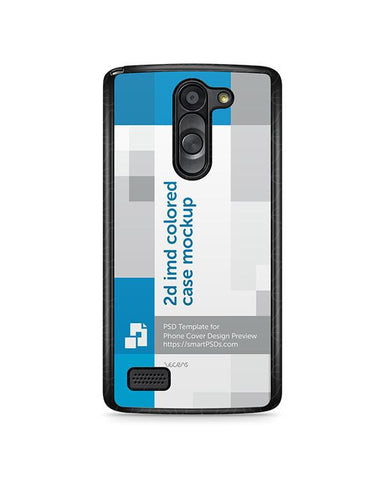 LG L Prime 2d IMD Colored Mobile Case Design Mockup 2014