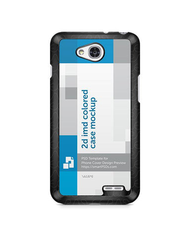 LG L90 2d IMD Colored Mobile Case Design Mockup 2014