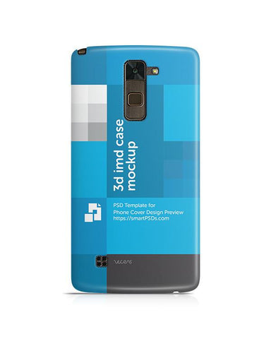 LG Stylus 2 Plus 3d IMD Mobile Case Design Mockup 2016