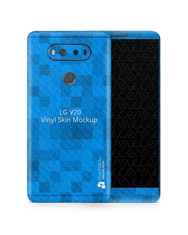LG V20 Vinyl Skin Design Mockup 2016