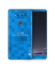 LG V20 Vinyl Skin Design Mockup 2016