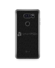LG V30 UV PC Clear Case Mockup 2017