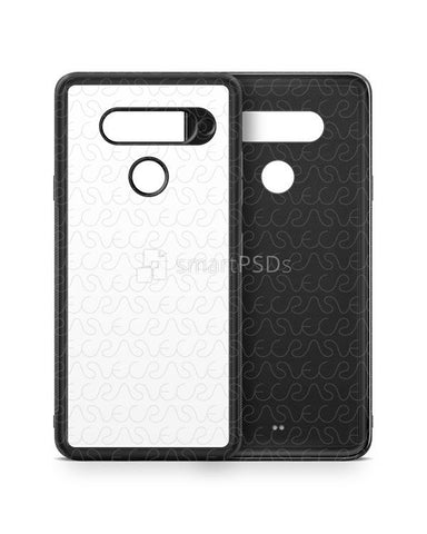 LG V40 Thinq 2d RubberFlex Mobile Case Design Mockup 2018