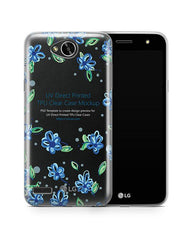 LG X Power 2 UV TPU Clear Case Design Mockup