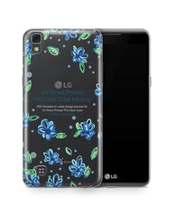 LG X Power UV TPU Clear Case Design Mockup