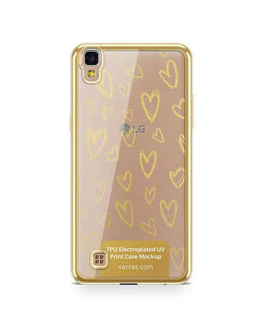 LG X Power TPU Electroplated Case Design Mock-up