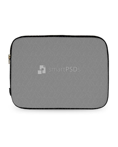 Sublimation Neoprene Laptop Sleeve Pouch Mockup - 4 Views