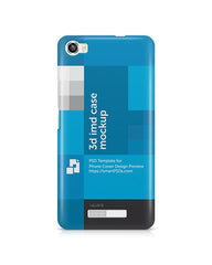 Lava Iris X8 3d IMD Mobile Case Design Mockup 2015