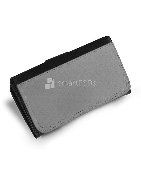 Leather Ladies Wallet for Sublimation Print Mockup - 6 Views
