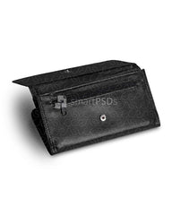 Leather Ladies Wallet for Sublimation Print Mockup - 6 Views
