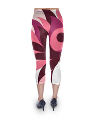 Cropped Legging Design Mockup for Sublimation Cloth Printing - 2 Views