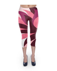 Cropped Legging Design Mockup for Sublimation Cloth Printing - 2 Views