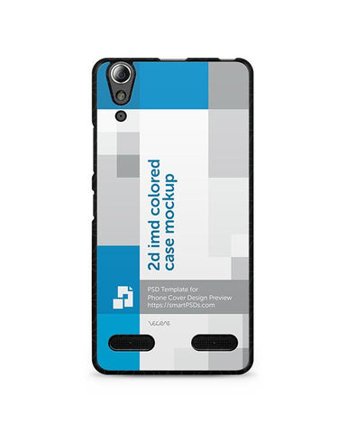 Lenovo A6000 2d IMD Colored Mobile Case Design Mockup 2015