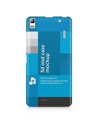 Lenovo A7000 3d IMD Mobile Case Design Mockuo 2015
