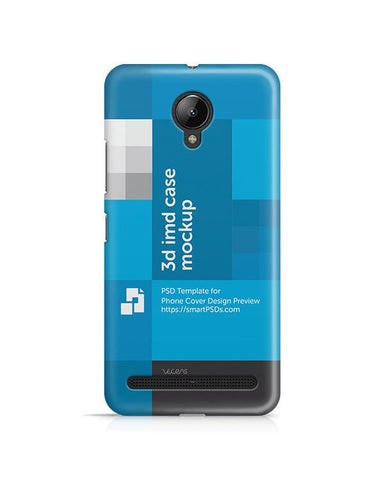 Lenovo Vibe C2 3d IMD Mobile Case Design Mockup 2016