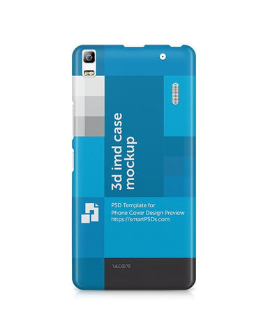 Lenovo K3 Note 3d IMD Mobile Case Design Mockup 2015