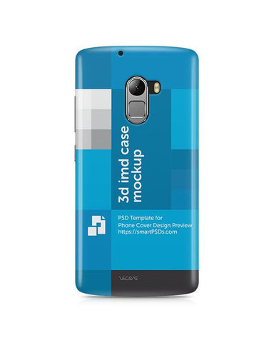 Lenovo K4 Note 3d IMD Mobile Case Design Mockup 2016