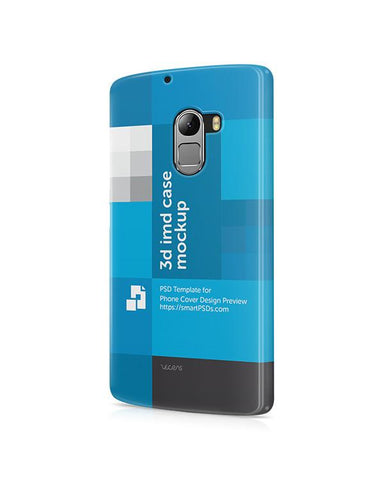 Lenovo K4 Note 3d IMD Mobile Case Design Mockup 2016