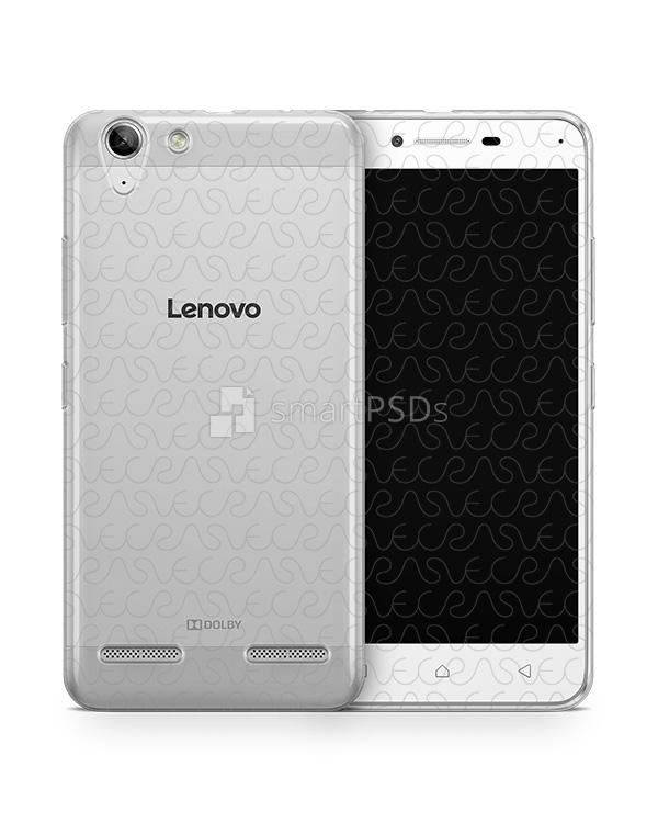 Lenovo K5 Plus UV TPU Clear Case Design Mockup