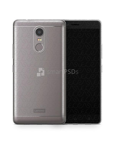 Lenovo K6 Note UV TPU Clear Case Design Mockup
