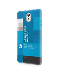 Lenovo Vibe P1M 3d IMD Mobile Case Design Mockup 2015