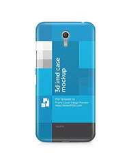 Lenevo ZUK Z1 3d IMD Mobile Case Design Mockup 2015