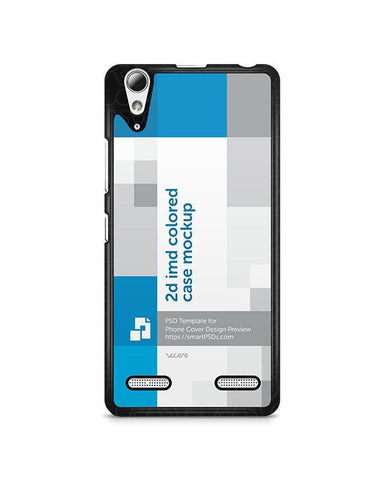 Lenovo A6010 2d IMD Colored Mobile Case Design Mockup 2015