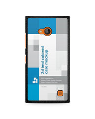 Microsoft Lumia 730 2d IMD Colored Mobile Case Design Mockup 2014