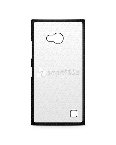 Microsoft Lumia 730 2d IMD Colored Mobile Case Design Mockup 2014