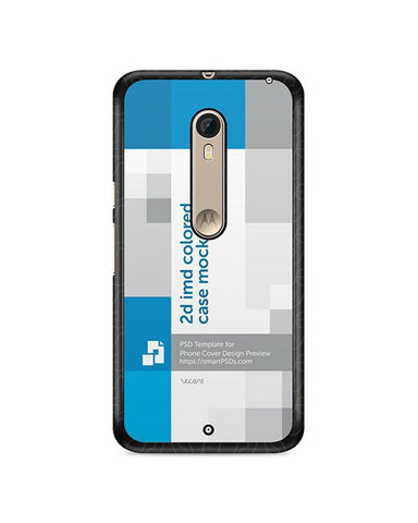 Motorola Moto X Style 2d IMD Colored Mobile Case Design Mockup 2015