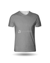 Men Crew-Neck T-Shirt Sublimation Mockup Front View