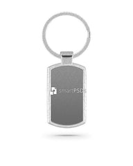 Metal Key Chain Mockup for Sublimation Design Preview