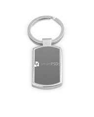 Metal Key Chain Mockup for Sublimation Design Preview