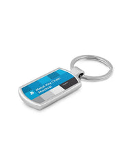 Metal Key Chain Mockup for Sublimation Design Preview