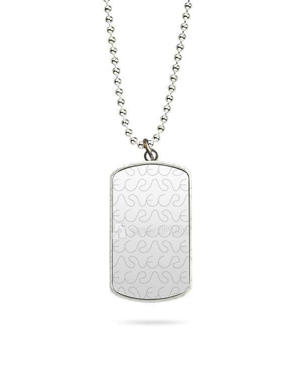 Gi Metal Necklace Design Mockup