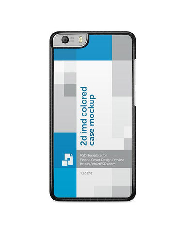Micromax Canvas Knight 2 2d IMD Colored Mobile Case Design Mockup 2015