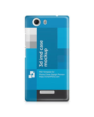 Micromax Canvas Nitro 2 E311 3d IMD Mobile Case Design mockup 2015