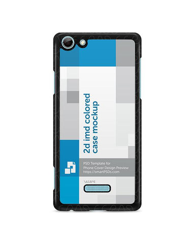 Micromax Canvas Selfie 3 2d IMD Colored Mobile Case Design Mockup 2015