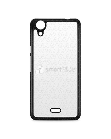 Micromax Canvas Selfie Lens Q345 2d IMD Colored Mobile Case Design Mockup 2015
