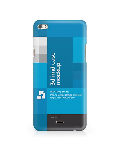 Micromax Canvas Sliver 5 Q450 3d IMD Mobile Case Design Mockup 2015