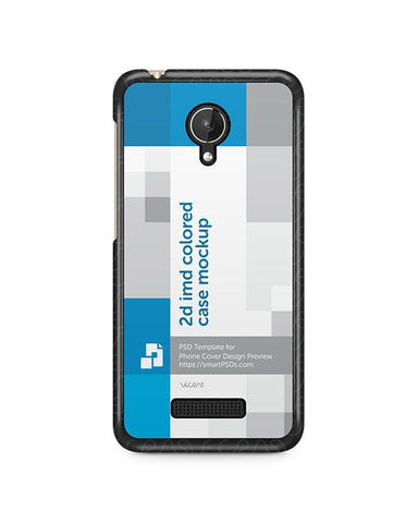Micromax Canvas Spark 2d IMD Colored Mobile Case Design Mockup 2015