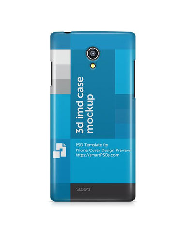 Micromax Canvas Fire 4G 3d IMD Mobile Case Design Mockup 2015