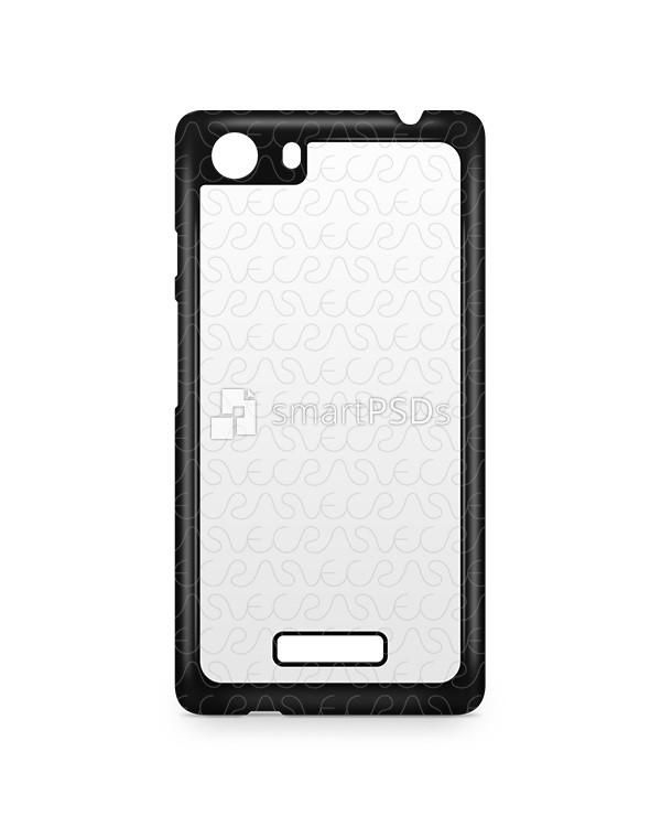 Micromax unite 3 2d IMD Colored Mobile Case Design Mockup 2017