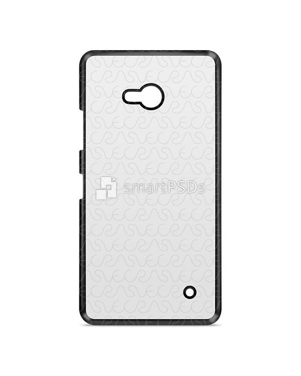 Microsoft Lumia 640 2d IMD Colored Mobile Case Design Mockup 2015