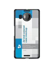 Microsoft Lumia 950 XL 2d IMD Colored Mobile Case Design Mockup 2015