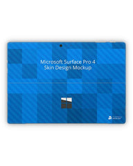 Surface Pro 4 Laptop Vinyl Skin Design Template (Full Wrap-4 Views)
