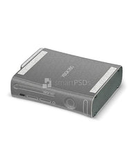 Xbox 360 Original Console Vinyl Skin Design Template 2 Views