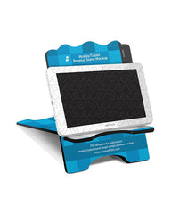 Mobile Tablet Benelux Stand Large Mockup for Sublimation Preview Design