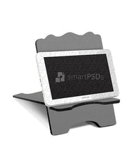 Mobile Tablet Benelux Stand Large Mockup for Sublimation Preview Design